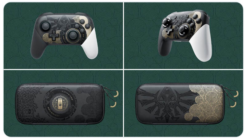 Nintendo Switch Pro Controller Legend Zelda Tears of the Kingdom