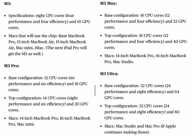 apple m3 chip