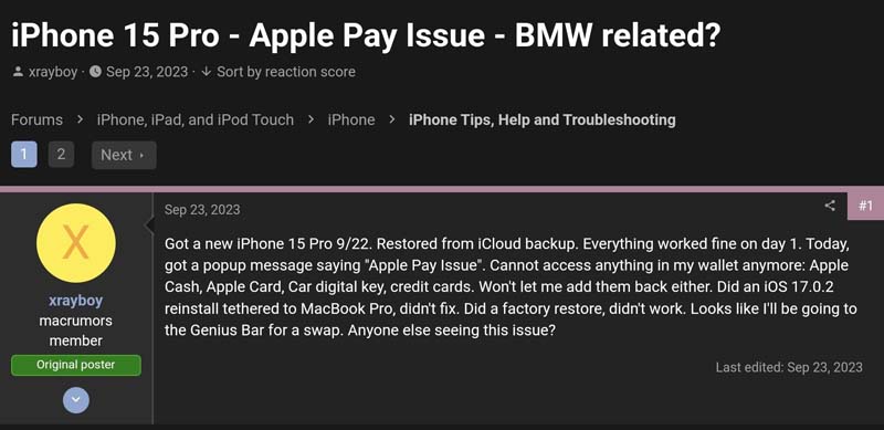 BMW Wireless Charging Reportedly Breaking iPhone 15 Pro NFC Chips